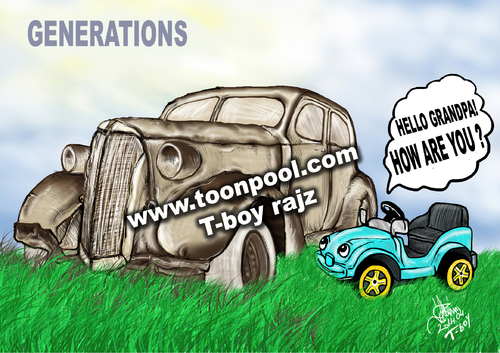 Cartoon: GENERATIONS (medium) by T-BOY tagged generations