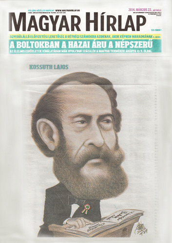 Cartoon: KOSSUTH LAJOS (medium) by T-BOY tagged kossuth,lajos