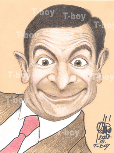 MR BEAN By T-BOY | Famous People Cartoon | TOONPOOL