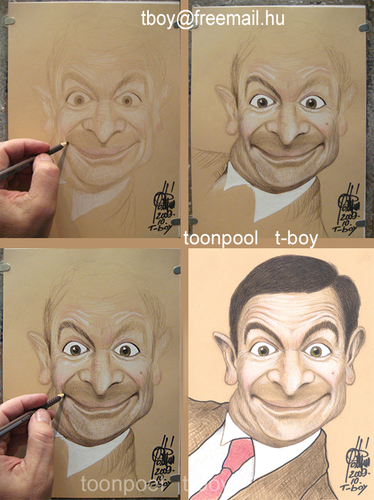 Cartoon: MR BEAN (medium) by T-BOY tagged mr,bean