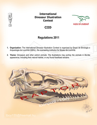 Cartoon: RAPTOR--- (medium) by T-BOY tagged raptor