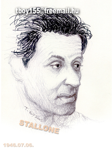 Cartoon: STALLONE (medium) by T-BOY tagged sta