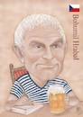 Cartoon: BOHUMIL HRABAL (small) by T-BOY tagged bohumil,hrabal