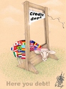 Cartoon: CREDIT SHEEP (small) by T-BOY tagged credit,sheep