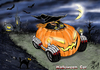 Cartoon: HALLOWEEN CAR (small) by T-BOY tagged halloween,car