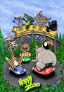 Cartoon: HAPPY  ZOO (small) by T-BOY tagged happy,zoo