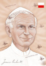 Cartoon: II JANOS PAL POPE (small) by T-BOY tagged ii,janos,pal,pope