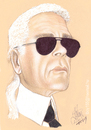 Cartoon: KARL  LAGERFELD (small) by T-BOY tagged karl,lagerfeld,fashion,mogul,designer,trendsetter