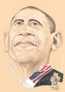 Cartoon: OBAMA (small) by T-BOY tagged obama