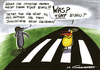 Cartoon: strichcode (small) by LA RAZZIA tagged strichcode straße street police