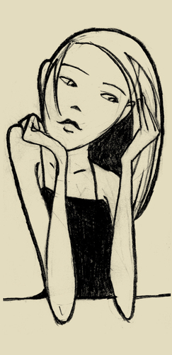 Cartoon: Girl (medium) by Braga76 tagged girl