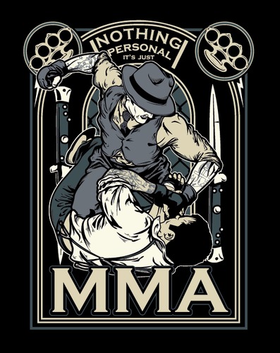 Cartoon: Nothing personal (medium) by Braga76 tagged gangster,print,mma