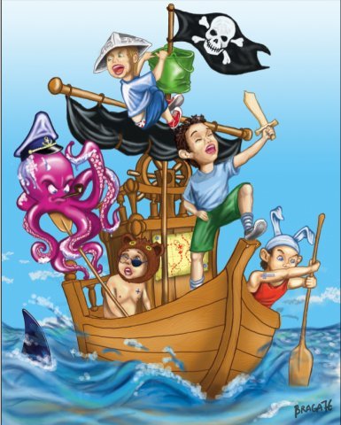 Pirates! By Braga76 | Famous People Cartoon | TOONPOOL