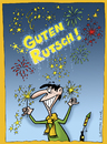 Cartoon: Auf ein Neues! (small) by Nottel tagged jahreswechsel,silvester,neujahr