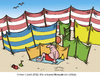 Cartoon: Ostsee-Urlaub 2012 (small) by Nottel tagged urlaub,sommer,strand