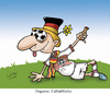 Cartoon: Zeitlich begrenzte Epidemie (small) by Nottel tagged fussball,weltmeisterschaft,soccer,brasilien,deutschland,schland,jogi,wm,fanmeile