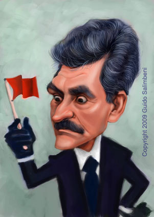Cartoon: Leader Massimo (medium) by guidosalimbeni tagged caricatura,politici,italiani