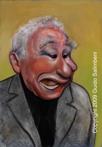 Cartoon: Mel Brooks (medium) by guidosalimbeni tagged mel,brooks,caricature