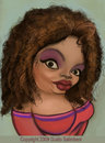 Cartoon: Oprah Winfrey (small) by guidosalimbeni tagged oprah,winfrey,caricatura,tv,show