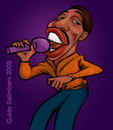 Cartoon: Otis Redding (small) by guidosalimbeni tagged otis redding caricature singer famous digital cartoon