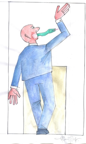 Cartoon: polika (medium) by afuat tagged politika