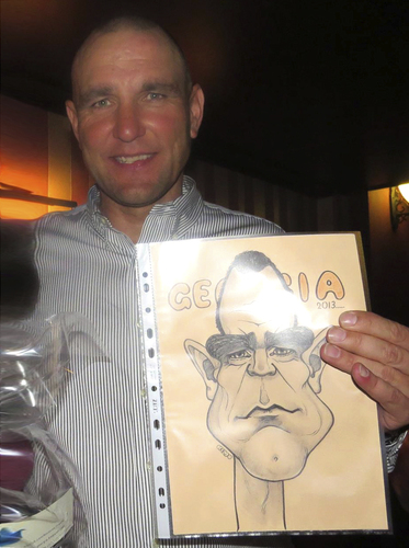 Cartoon: Vinnie Jones (medium) by K E M O tagged actor,kemo,by,jones,vinnie