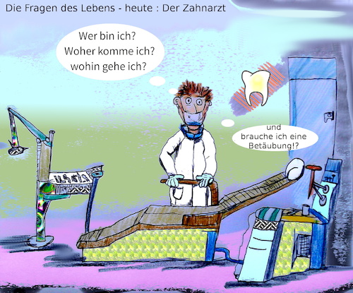 Cartoon: existentiell (medium) by wheelman tagged sinn,fragen,leben