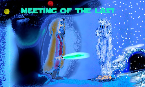 Cartoon: once upon a time in a galaxy (medium) by wheelman tagged last,jedi,yeti