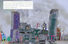 Cartoon: bigcityblues (small) by wheelman tagged stadt,gross,planung,menschen,leben,sterben,hilfe,zukunft