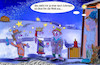 Cartoon: die schrecklichen sternsinger (small) by wheelman tagged sternsinger,dreikönig,kinder,sammeln,spenden