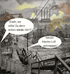 Cartoon: ehekrise (small) by wheelman tagged ehe,beziehung,krise,drama,flucht,luft,dreck