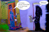 Cartoon: morgenmüdigkeit (small) by wheelman tagged morgens,früh,tod,arbeit,fehler,falsch