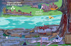 Cartoon: Münchner Sommer (small) by wheelman tagged münchen,isar,sommer,fluss,leute,vip,hip,bier,fressen,saufen,schickimicki