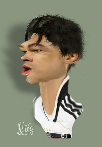 Cartoon: ballack (medium) by geomateo tagged ballack,football,sport,germany,team