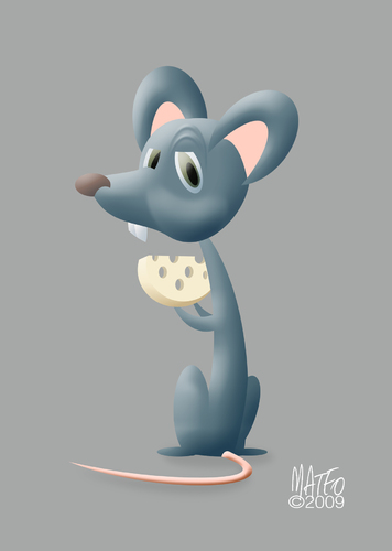 little mouse By geomateo | Nature Cartoon | TOONPOOL