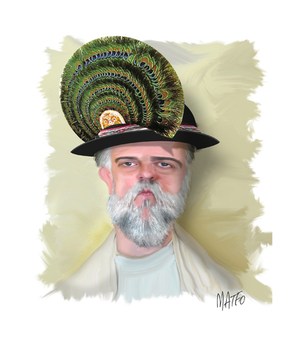 Cartoon: lucido5 (medium) by geomateo tagged caricature,cartoonist,romania,lucido