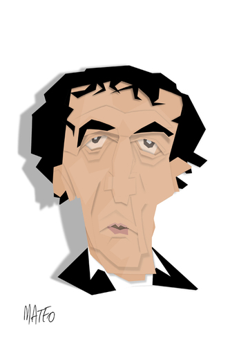 Cartoon: Toma CARAGIU caricature (medium) by geomateo tagged toma,caraciu,romanian,romania,actor