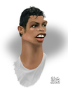 Cartoon: Cristiano Ronaldo (small) by geomateo tagged sport football soccer portugal madrid real cristiano ronaldo