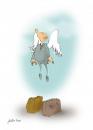 Cartoon: go to paradise (small) by geomateo tagged heaven,paradise,eden,rich,death,angel,