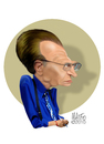 Cartoon: Larry King (small) by geomateo tagged larry,king