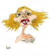 Cartoon: MADONA 1 (small) by geomateo tagged caricature,madona,music,famous,song