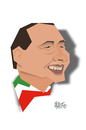 Cartoon: silvio berlusconi (small) by geomateo tagged silvio,berlusconi