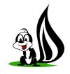 Cartoon: skunk (small) by geomateo tagged cartoon,illustration,mammals,animal,wild,funny