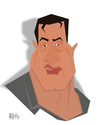 Cartoon: Sylvester Stallone (small) by geomateo tagged sylvester stallone