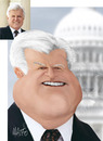 Cartoon: TED KENNEDY (small) by geomateo tagged politics,kennedy,usa