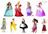 Cartoon: The Nine (small) by LunaticArt tagged girls,vector,vektor