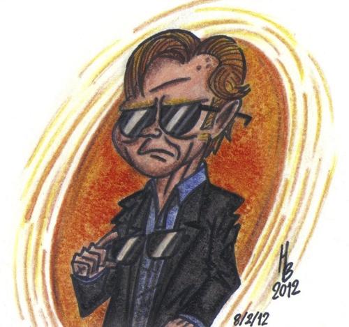 Cartoon: Horatio Caine (medium) by HaBer tagged caine,horatio,miami,csi