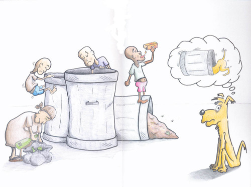 Cartoon: Nostalgia canina (medium) by Rick FC tagged humor