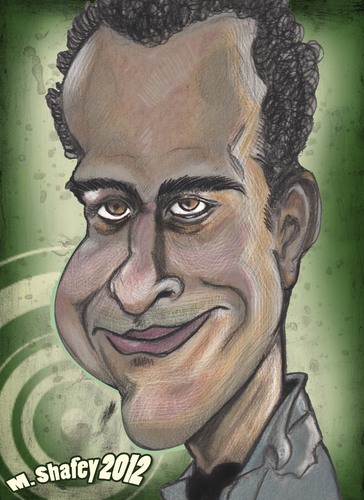 Cartoon: Caricature portrait (medium) by mshafey tagged mshafey