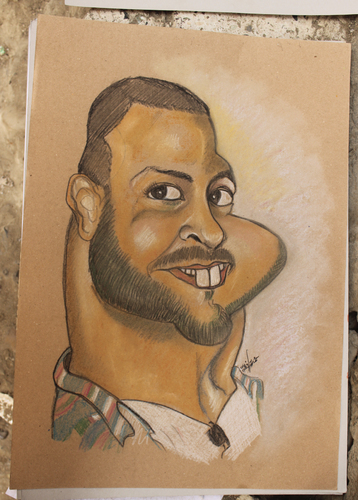 Cartoon: Caricature portrait (medium) by mshafey tagged mshafey
